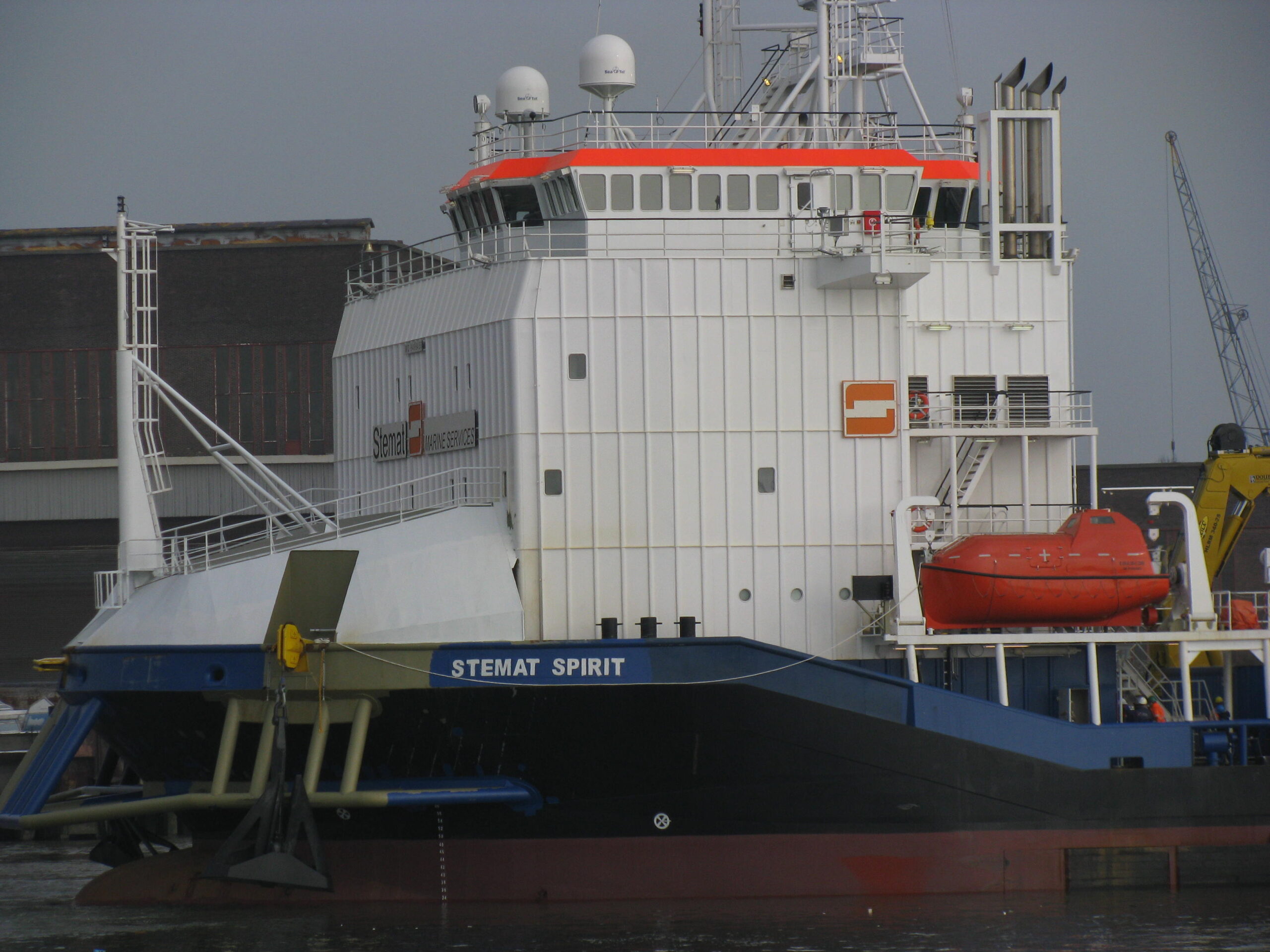 Near shore dredging, land reclamation, cable pull / landfall